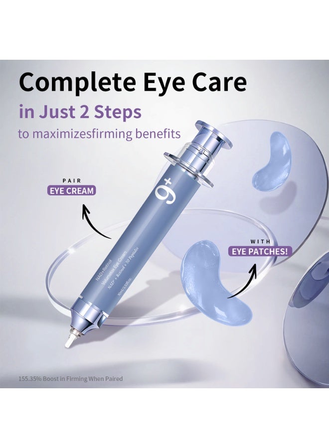 Retinol Eye Cream No. 9 | Reduces Dark Circles and Anti-Aging | Peptides for Elastic Repair Around the Eyes | Lightweight Cream for Soothing and Moisturizing - Image 3